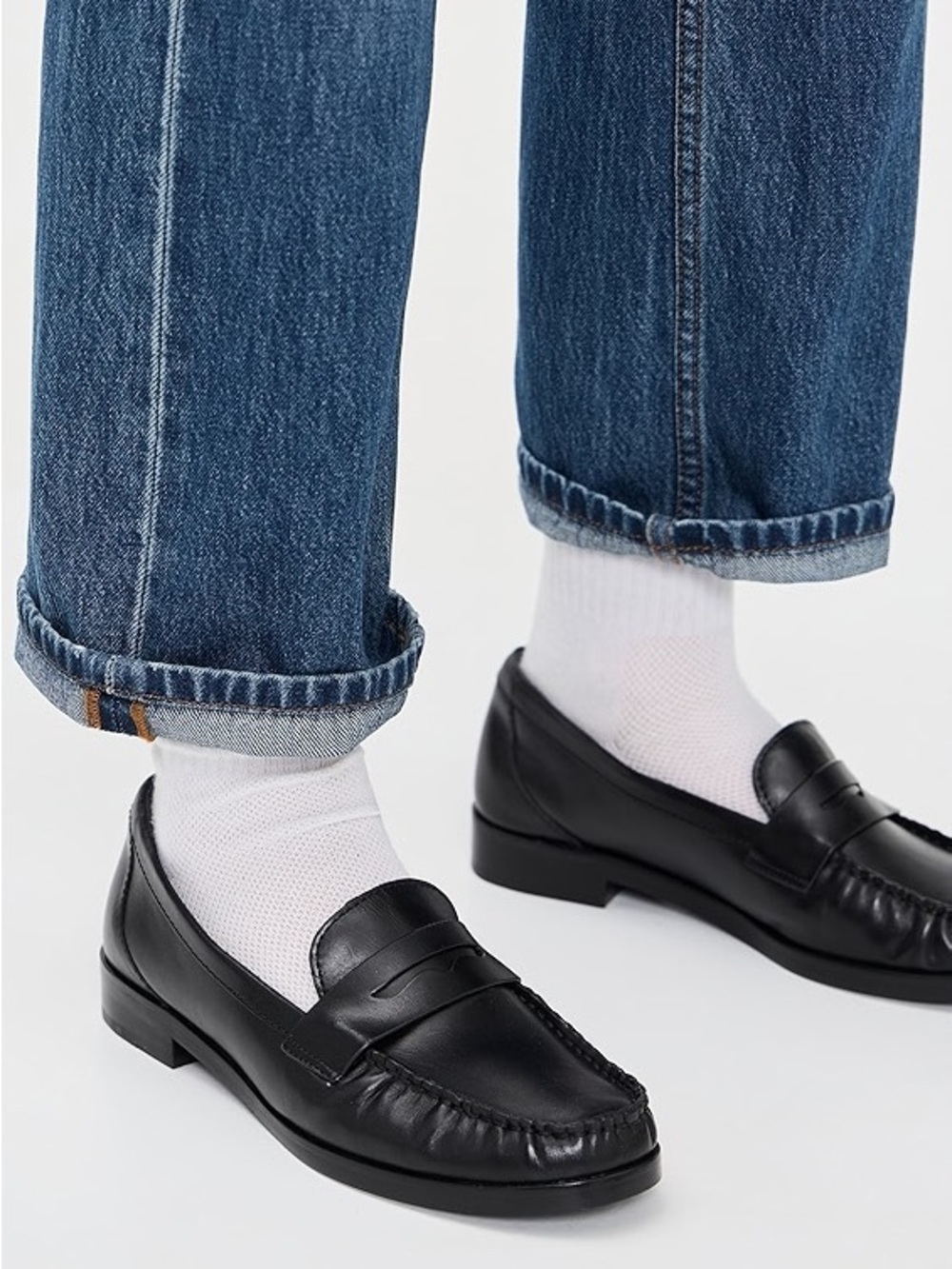 SOLD Reformation Ani Ruched Loafers